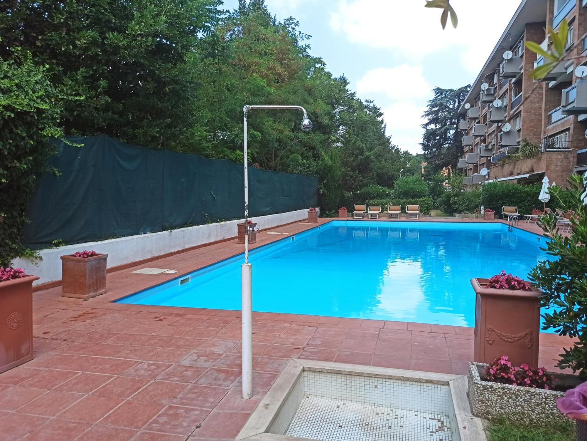 Aurelia Antica Terrace Apt Free Pool And Parking Roma Exterior foto