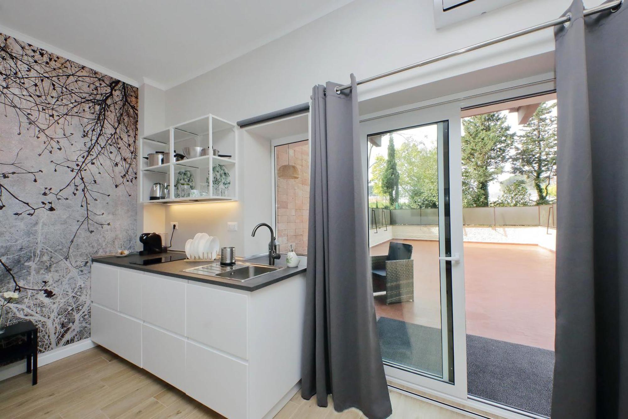 Aurelia Antica Terrace Apt Free Pool And Parking Roma Exterior foto